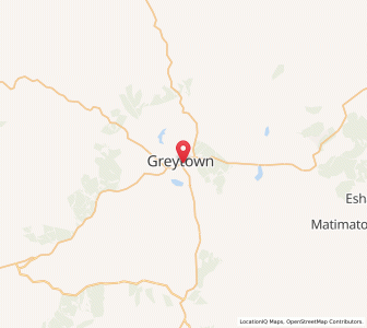 Map of Greytown, KwaZulu-Natal