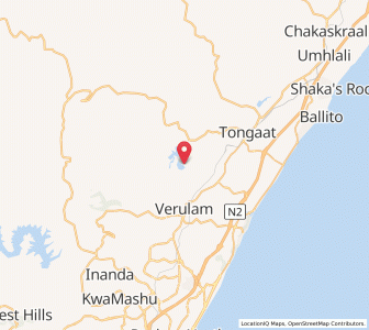 Map of Hazelmere, KwaZulu-Natal
