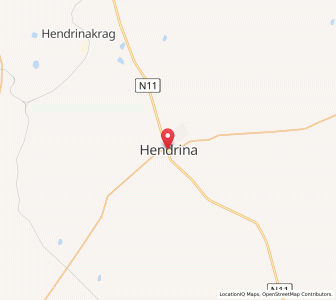 Map of Hendrina, Mpumalanga