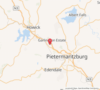 Map of Hilton, KwaZulu-Natal