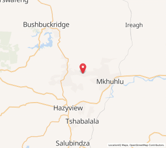 Map of Hlanganani, Mpumalanga