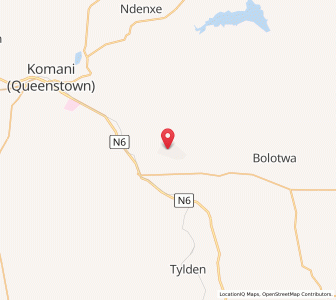 Map of Ilinge, Eastern Cape