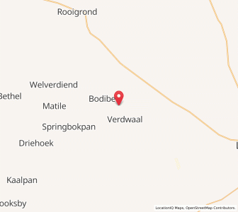 Map of Itsoseng, North-West