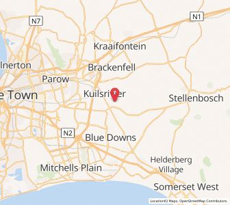 Map of Kuils River, Western Cape