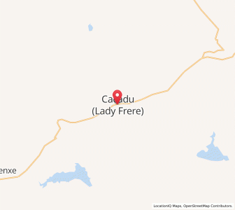 Map of Lady Frere, Eastern Cape