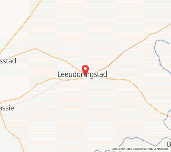 Map of Leeudoringstad, North-West
