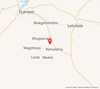 Map of Lenyenye, Limpopo