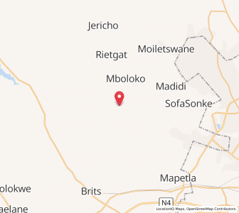 Map of Letlhabile, North-West