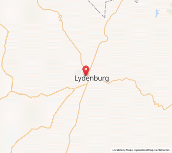 Map of Lydenburg, Mpumalanga