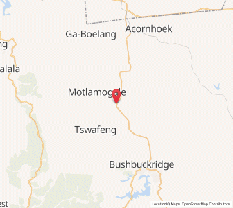 Map of Maboke, Mpumalanga