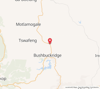 Map of Mafemani, Mpumalanga
