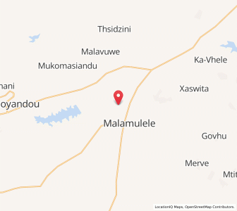 Map of Malamulele, Limpopo