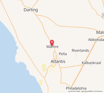 Map of Mamre, Western Cape