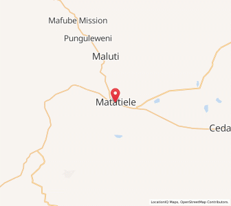 Map of Matatiele, Eastern Cape