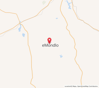 Map of Mondlo, KwaZulu-Natal