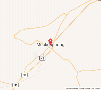 Map of Mookgophong, Limpopo