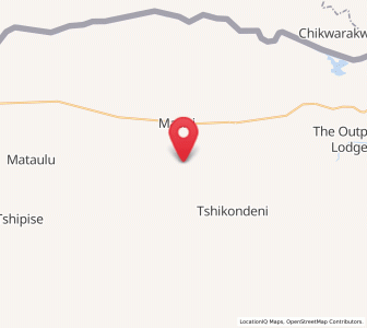 Map of Mutale, Limpopo