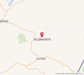 Map of Nhlazatje, Mpumalanga
