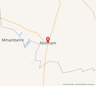 Map of Northam, Limpopo