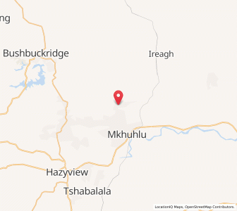 Map of Oakley, Mpumalanga