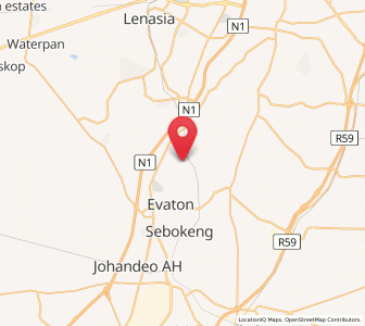 Map of Orange Farm, Gauteng
