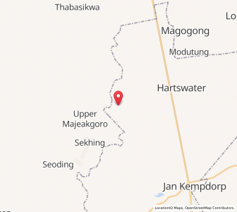 Map of Pampierstad, Northern Cape