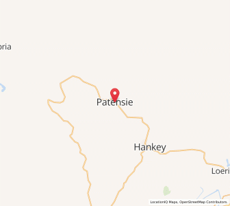 Map of Patensie, Eastern Cape