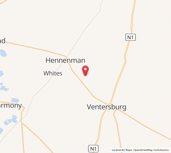 Map of Phomolong, Free State