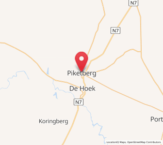 Map of Piketberg, Western Cape