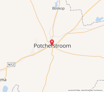 Map of Potchefstroom, North-West
