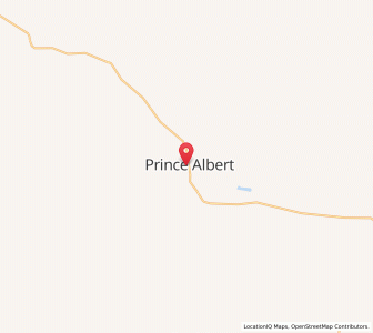 Map of Prince Albert, Western Cape