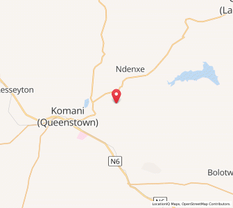 Map of Queensdale, Eastern Cape