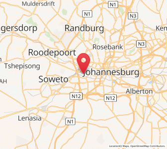 Map of Riverlea, Gauteng