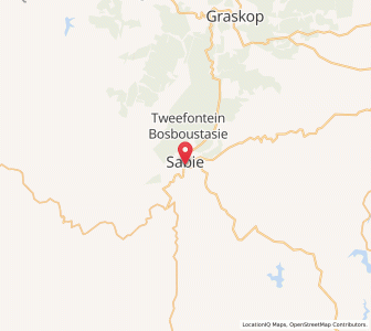 Map of Sabie, Mpumalanga