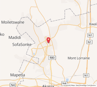 Map of Soshanguve, Gauteng