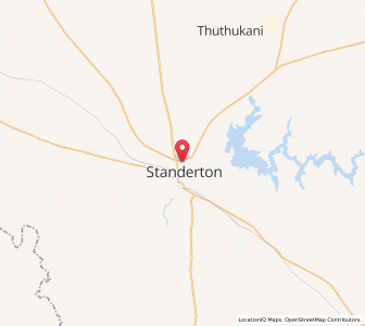 Map of Standerton, Mpumalanga