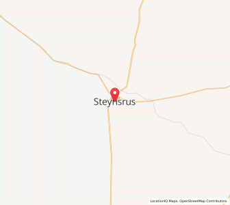 Map of Steynsrus, Free State
