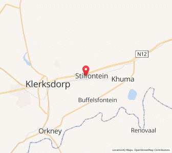 Map of Stilfontein, North-West