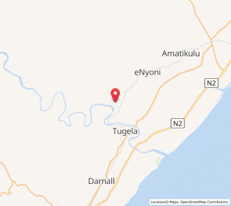 Map of Sundumbili, KwaZulu-Natal