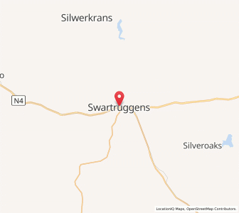 Map of Swartruggens, North-West