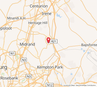Map of Tembisa, Gauteng