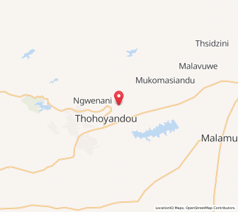 Map of Thohoyandou, Limpopo