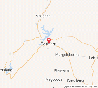 Map of Tzaneen, Limpopo