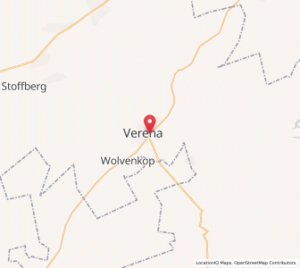 Map of Verena, Mpumalanga