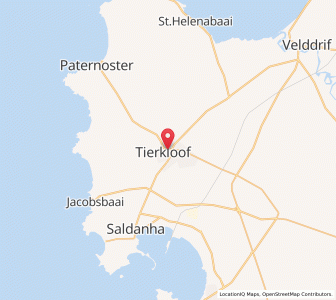 Map of Vredenburg, Western Cape