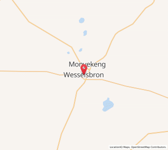 Map of Wesselsbron, Free State