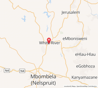 Map of White River, Mpumalanga
