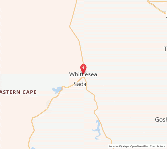 Map of Whittlesea, Eastern Cape