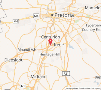 Map of Zwartkop, Gauteng