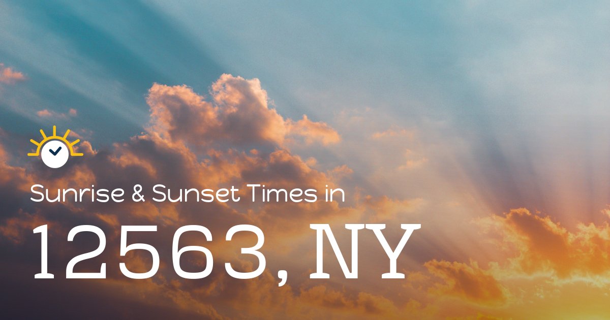 12563, NY Sunrise and Sunset Times